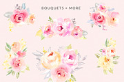 Emma Kay Watercolor Clip Art Flower, an Illustration by Angie Makes (Thumbnail 2 of 6)