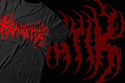 HUNGER - Death Metal Font, a Blackletter Font by Fonday Studio (Thumbnail 6 of 8)