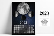 Moon Calendar 2023 Real, a Stationery Template by land art (Thumbnail 2 of 3)