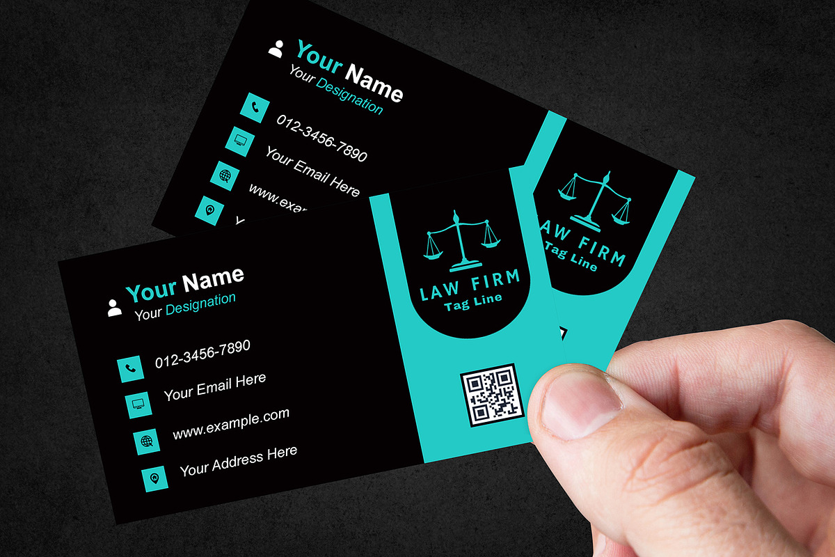 Law Office Business Card preview 2
