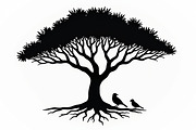Nature Organic Tree Root Graphic, an Illustration by Designs_River (Thumbnail 9 of 13)
