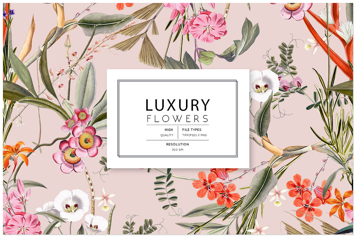 Floral Luxe, Patterns & Motifs!, a Pattern Graphic by Pink Linen (Photo 1 of 9)