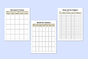 Homeschool Curriculum Organizer., a Stationery Template by Shumaya (Thumbnail 4 of 5)