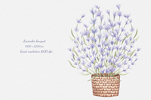 Watercolor Set Lavender