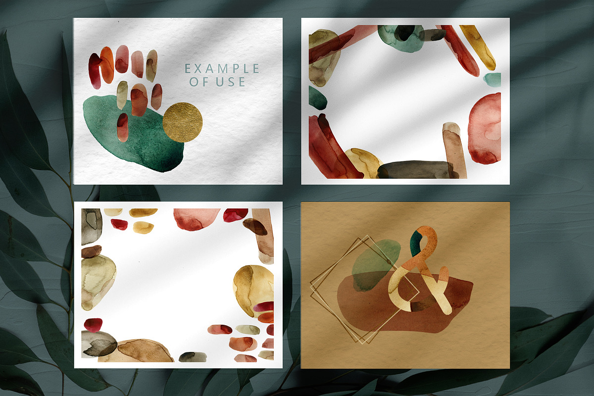 Watercolor Shapes & Texture, an Object Graphic by FineArt (Photo 2 of 16)