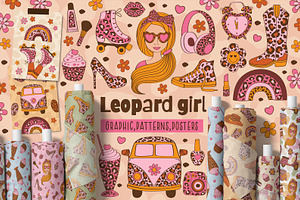 leopard girl collection, a Person Illustration by NataKa