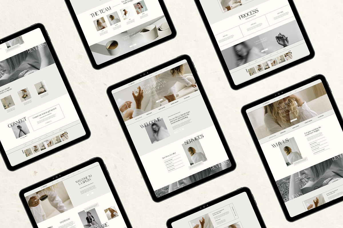 Wix Website Template Small Business, a Wix Template by Branding Babe Co. (Photo 4 of 10)