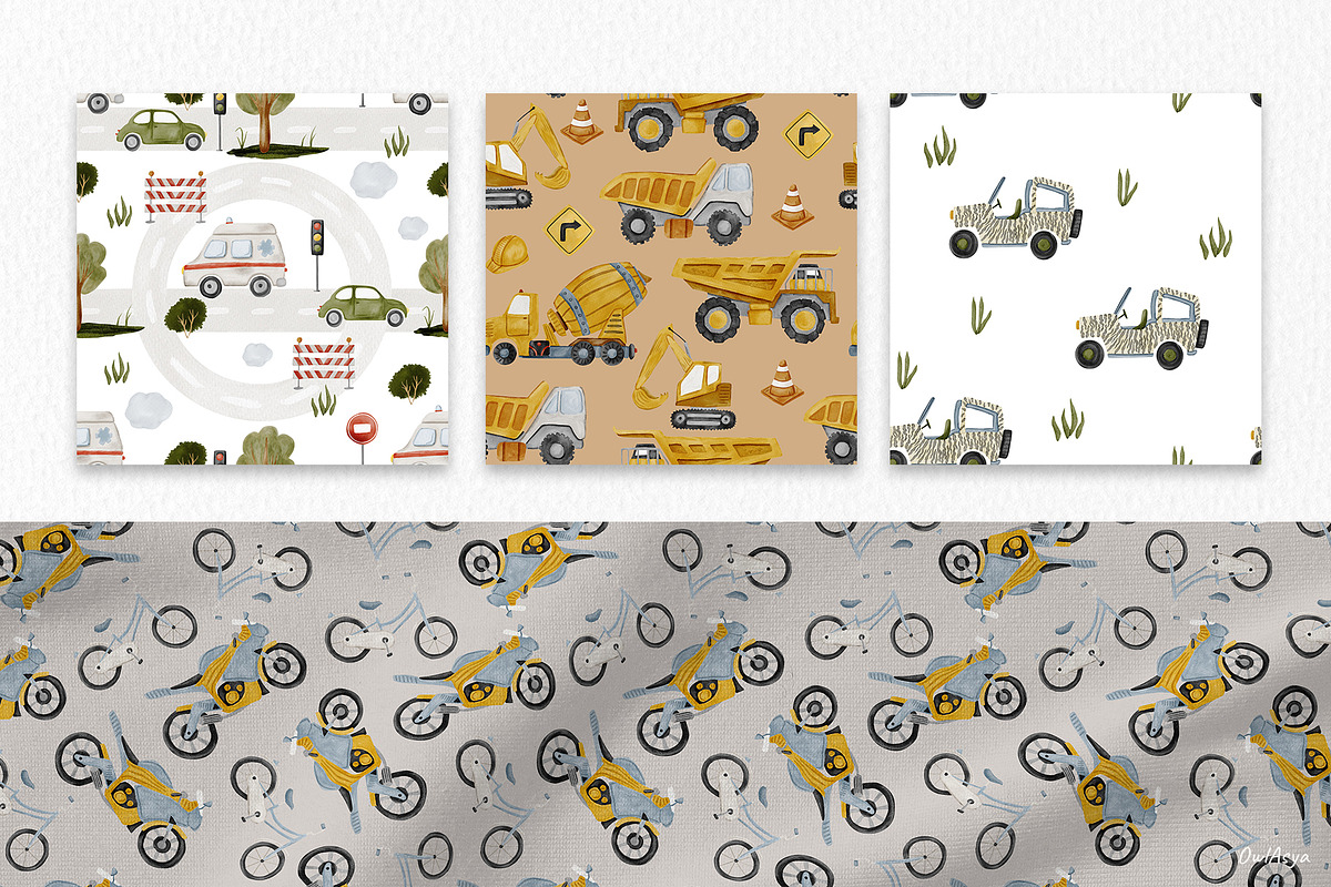 ABC transport alphabet, a Transportation Illustration by owlasya (Photo 6 of 10)
