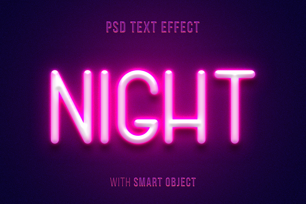 glow neon text effect bundle, a Layer Style Add-On by yokbisayok (Photo 5 of 5)