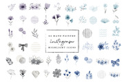 64 Watercolor Instagram Highlight, a Work Illustration by beatriceviyiwi (Thumbnail 1 of 5)