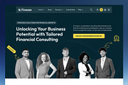 Business and Finance WordPress Theme, a WordPress Template by FleexStudio (Thumbnail 3 of 3)
