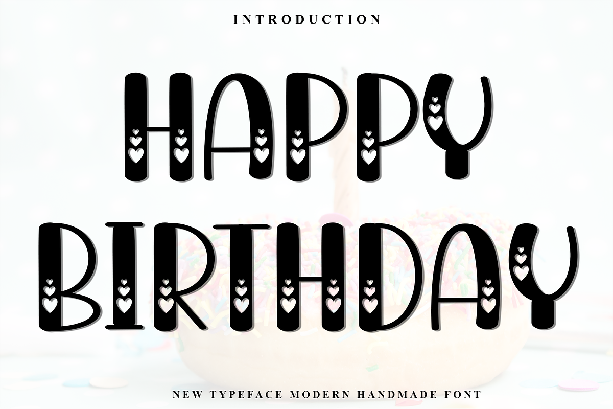 Happy Birthday, a Script Font by FreshTypeINK (Photo 1 of 8)