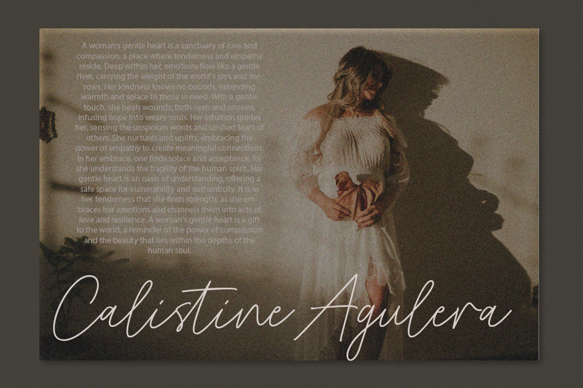 Mealtone Signature Script Font, a Script Font by Typebae (Photo 4 of 8)