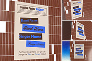 Festival Poster Mockup, a Product Mockup by xavier_studio (Thumbnail 1 of 5)