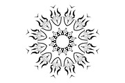 Black and White Mandala Patterns Set, a Decorative Illustration by NJ Himel (Thumbnail 20 of 101)