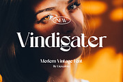 Vindigater Modern Retro Serif Font, a Serif Font by UICreative (Thumbnail 1 of 13)
