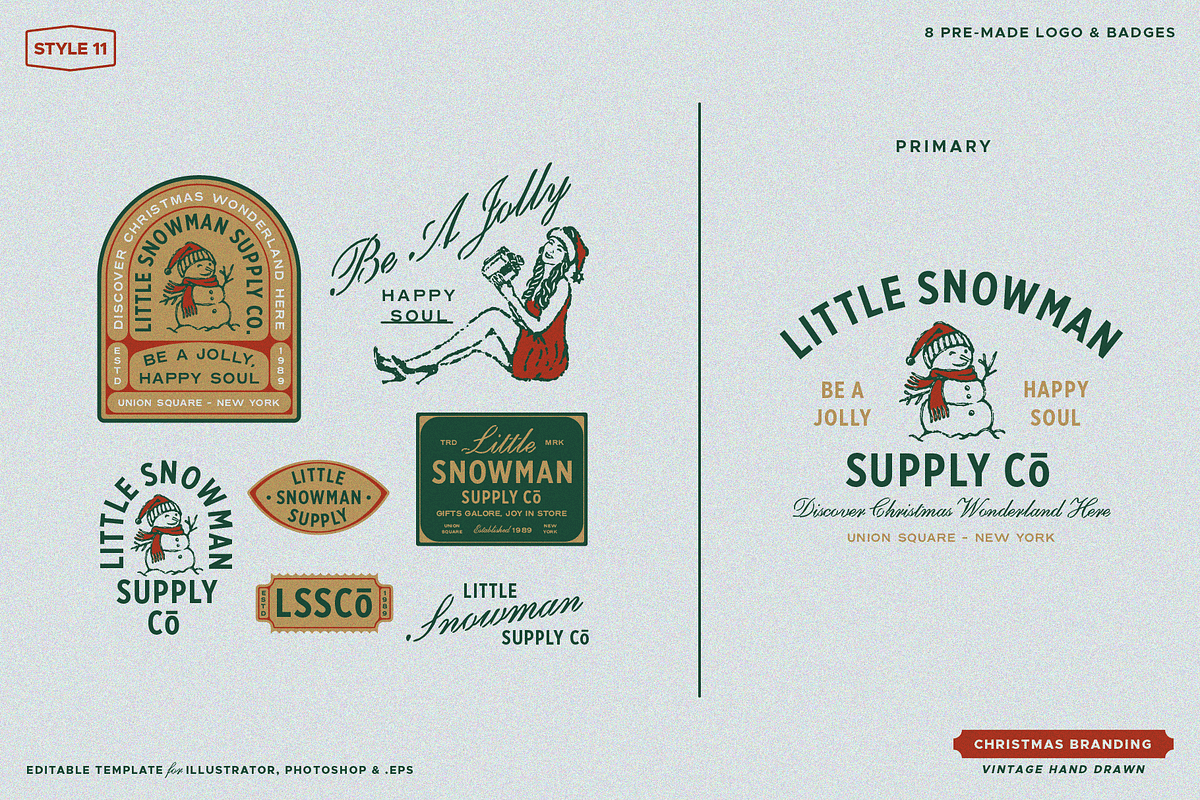 Christmas Branding, a Branding & Logo Template by Refolve Design (Photo 11 of 26)