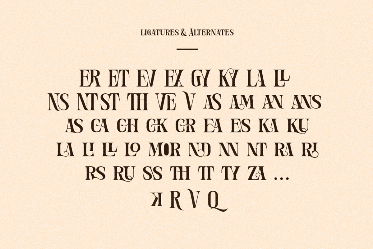 The Grivas - Stylish Serif Typeface, a Serif Font by Grontype (Photo 11 of 11)