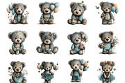 Birthday Teddy Bear Whimsical, an Animal Illustration by Designking (Thumbnail 2 of 5)
