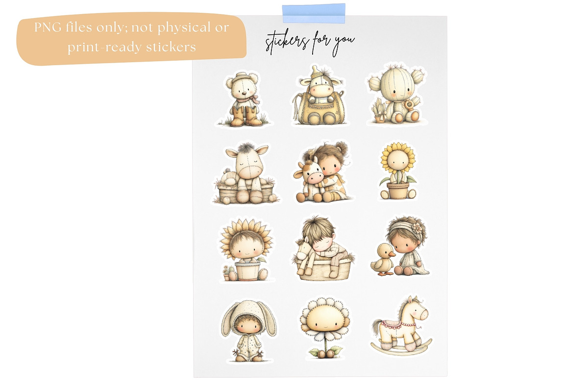 Cowgirl Baby Shower Clipart Set, a Decorative Illustration by Nicole Branger Art (Photo 17 of 23)