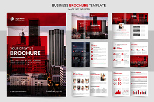 Business Brochure Template Design, a Brochure Template by Tanuart