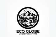 60 Eco Globe Landscape Silhouette, a Technology Illustration by Amazin_art (Thumbnail 3 of 49)