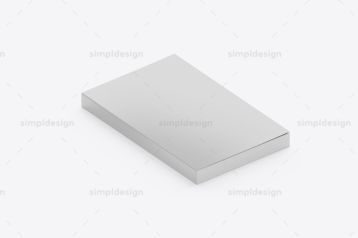 Novel Softcover Book Mockup, a Household Mockup by SimplDesign (Photo 4 of 13)
