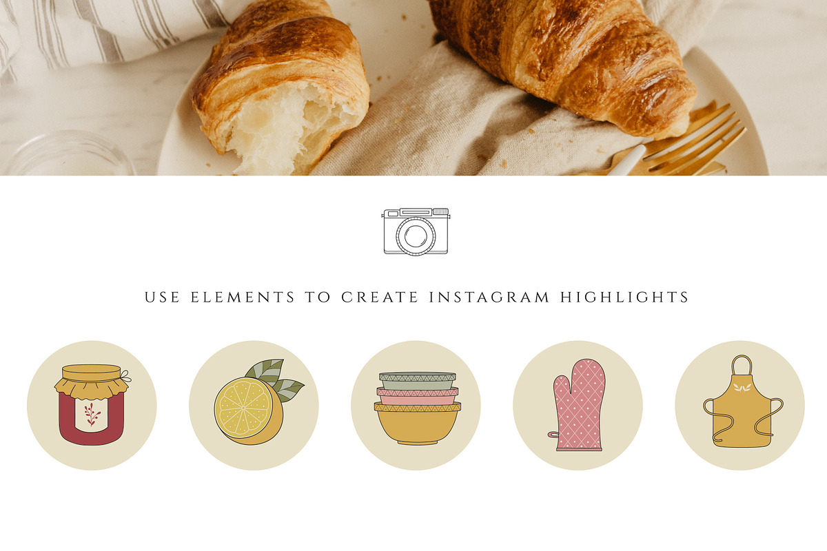 Kitchen & Cooking Icon Set, an Icon by NatalieArtShop (Photo 5 of 15)