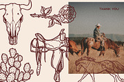 Wild & Western • Cowboy illustration, an Illustration by Pony Gold Studio (Thumbnail 5 of 5)
