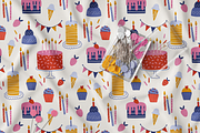 Birthday Party Kit, a Decorative Illustration by miumiu (Thumbnail 14 of 15)