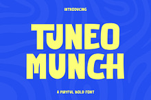 Tuneo Munch – Playful Bold Font
