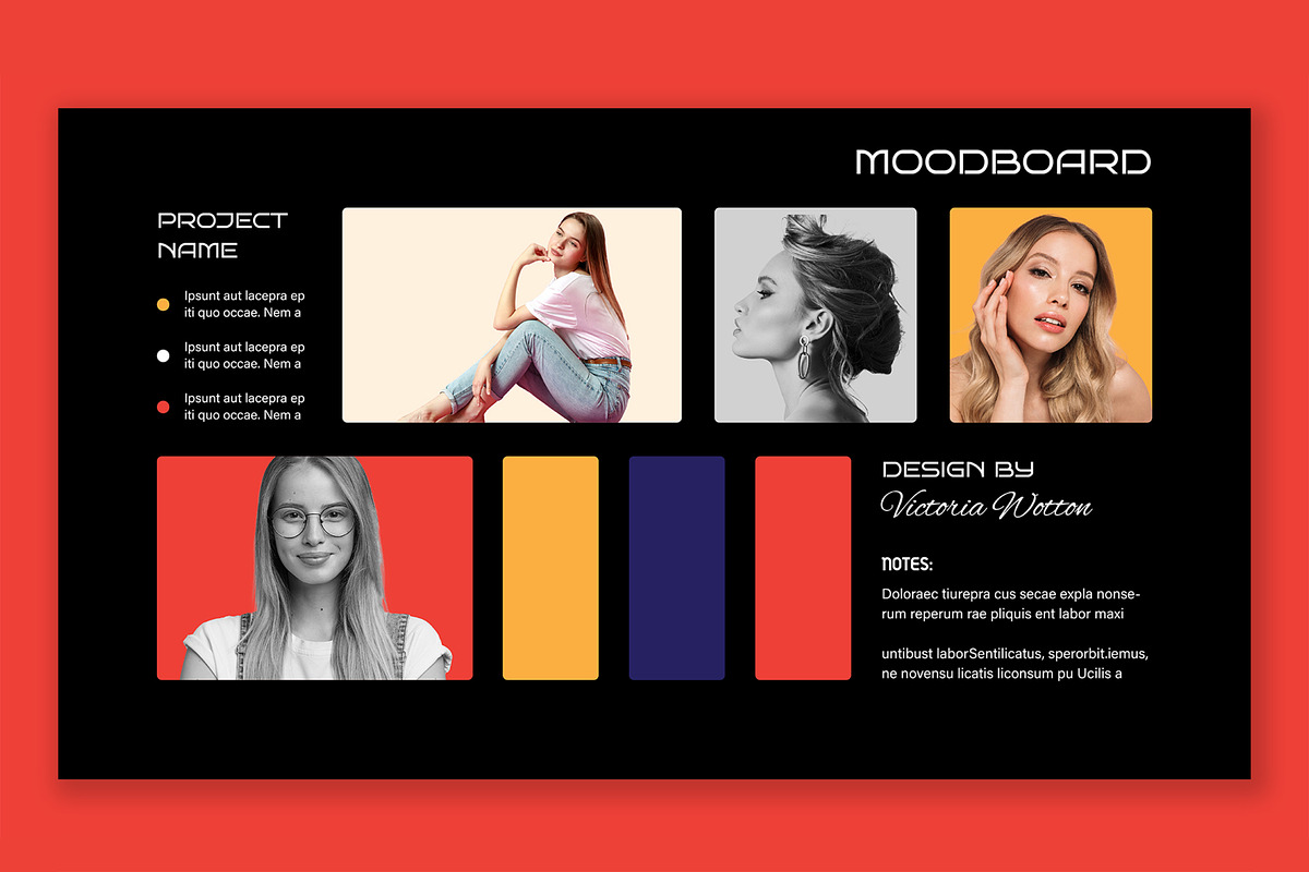 Simple Moodboard Layout, an UI Kit Template by ContestDesign (Photo 3 of 5)