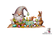Easter Gnome Clipart PNG Bundle, an Illustration by Clipart Bloom (Thumbnail 4 of 18)