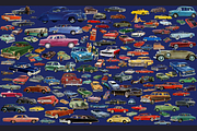 50% SALE!!! American Retro Collage C, an Object Graphic by Lilithcollageart (Thumbnail 6 of 13)