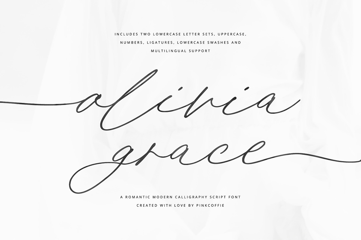Wedding Calligraphy Font Duo Bundle, a Script Font by Pink Coffie (Photo 9 of 51)
