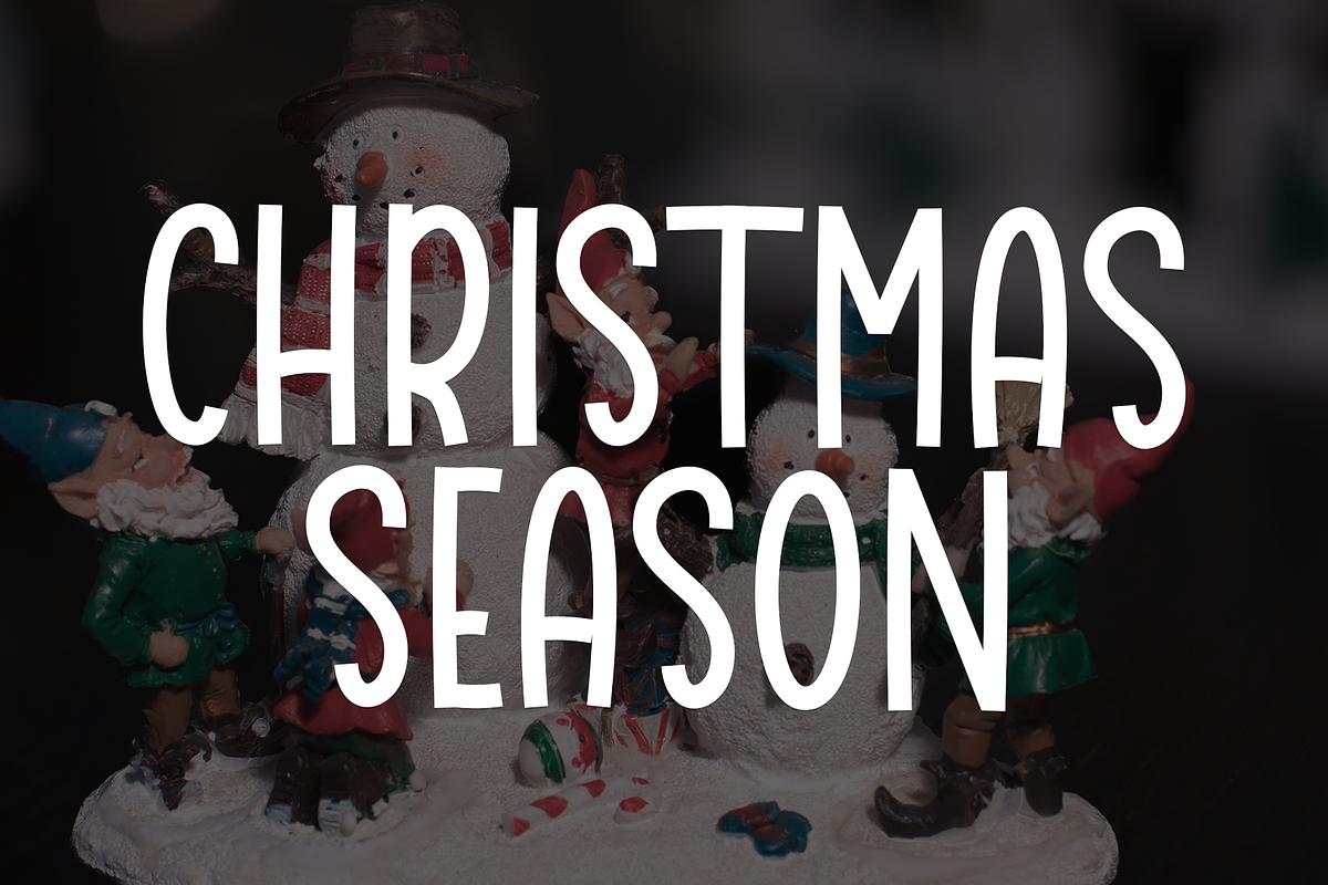 Christmas Snowman, a Sans Serif Font by FreshTypeINK (Photo 6 of 8)