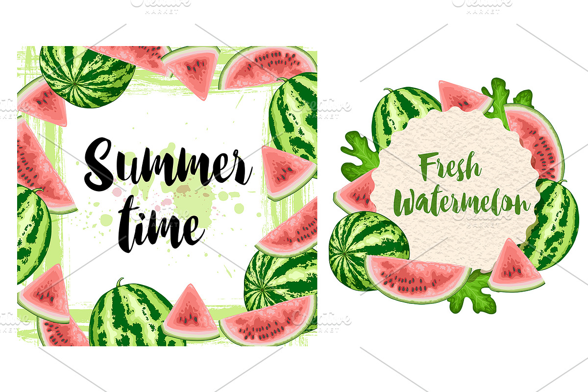 Sweet Watermelon Design Kit, a Food Illustration by Artspace (Photo 3 of 4)