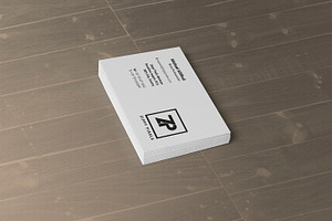 Stacked Business Card Mockups