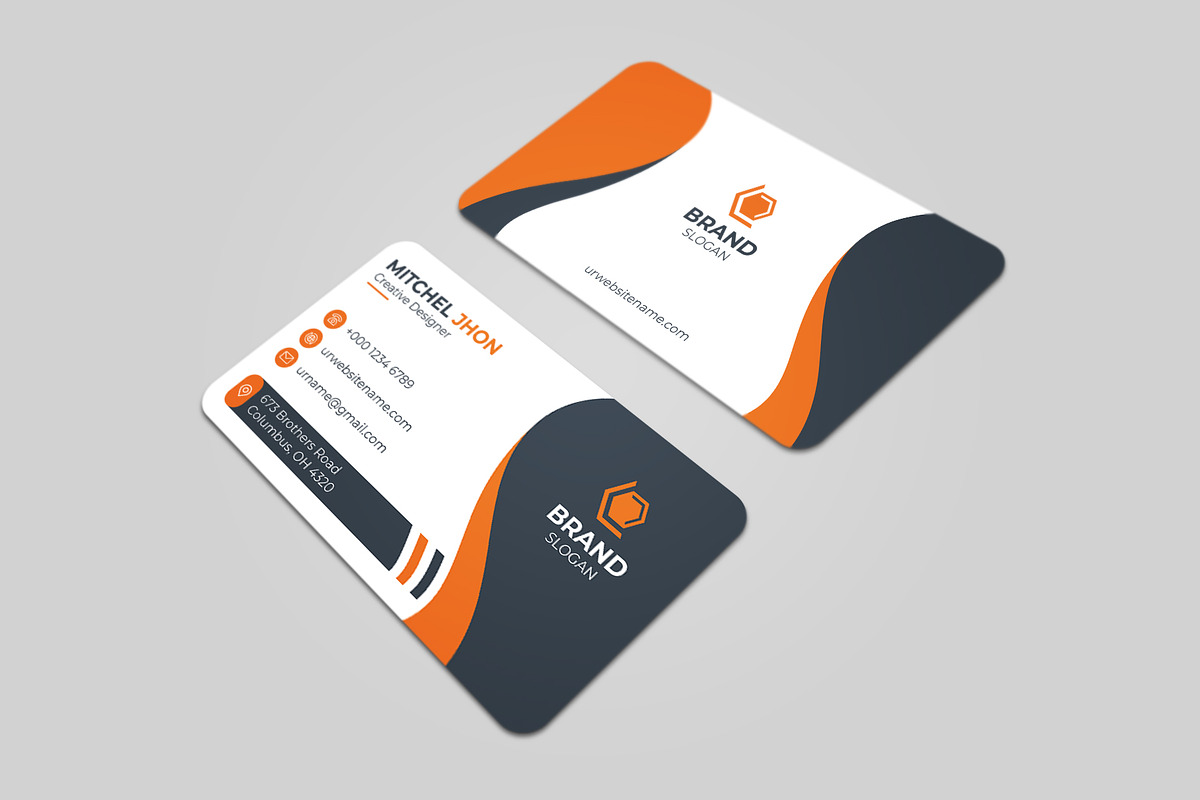 Creative & Modern Business Card, a Business Card Template by GFXCity (Photo 3 of 4)
