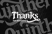Quinthero, a Blackletter Font by Fachranheit Studio (Thumbnail 11 of 11)