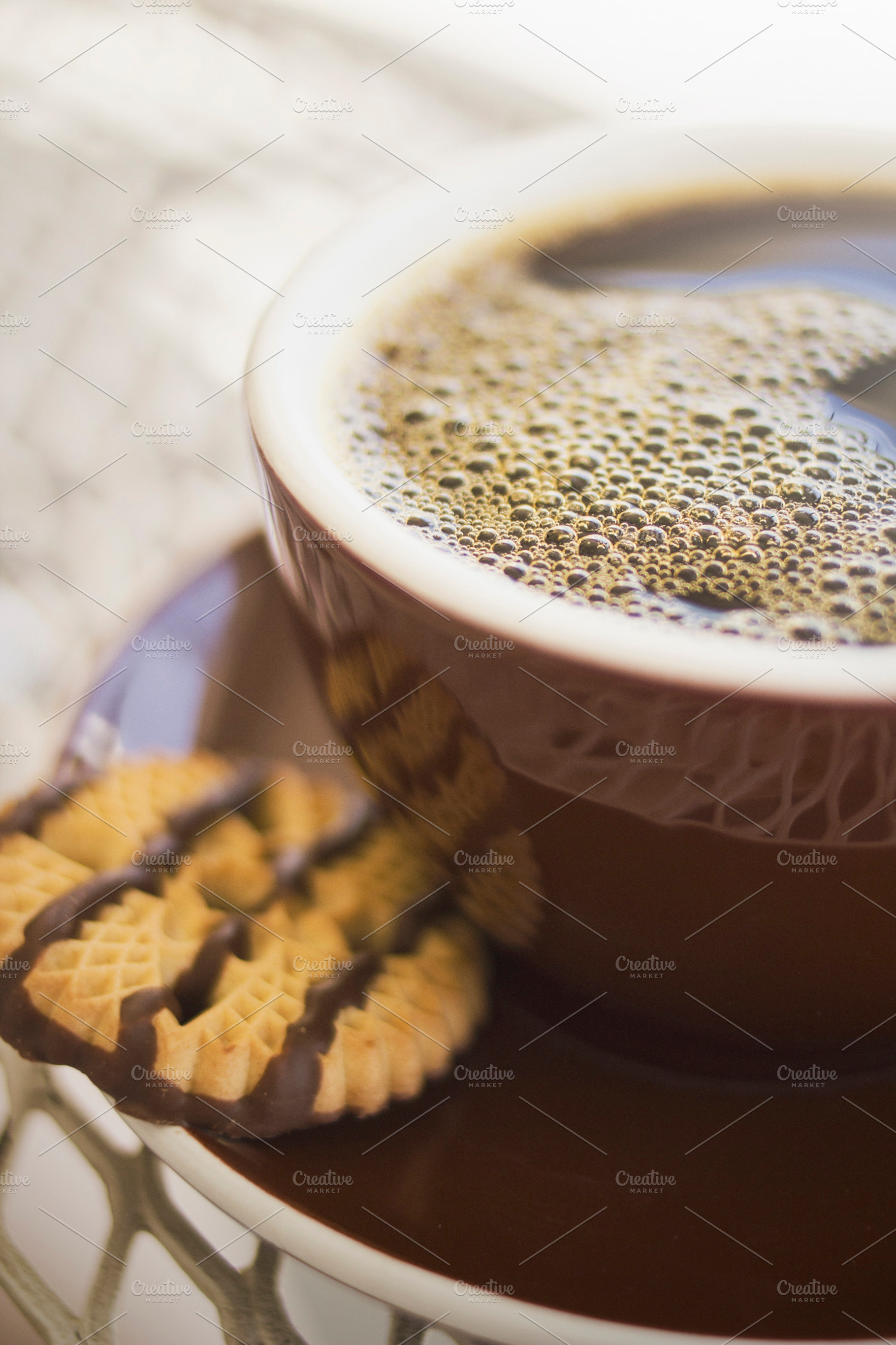 Cup Of Coffee And A Cookie