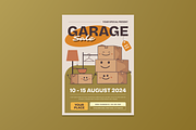 Illustration Garage Sale Flyer, a Flyer Template by MMPixelCraft (Thumbnail 4 of 5)