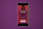 Creative Theater Ticket, a Stationery Template by Neermana (Thumbnail 3 of 4)