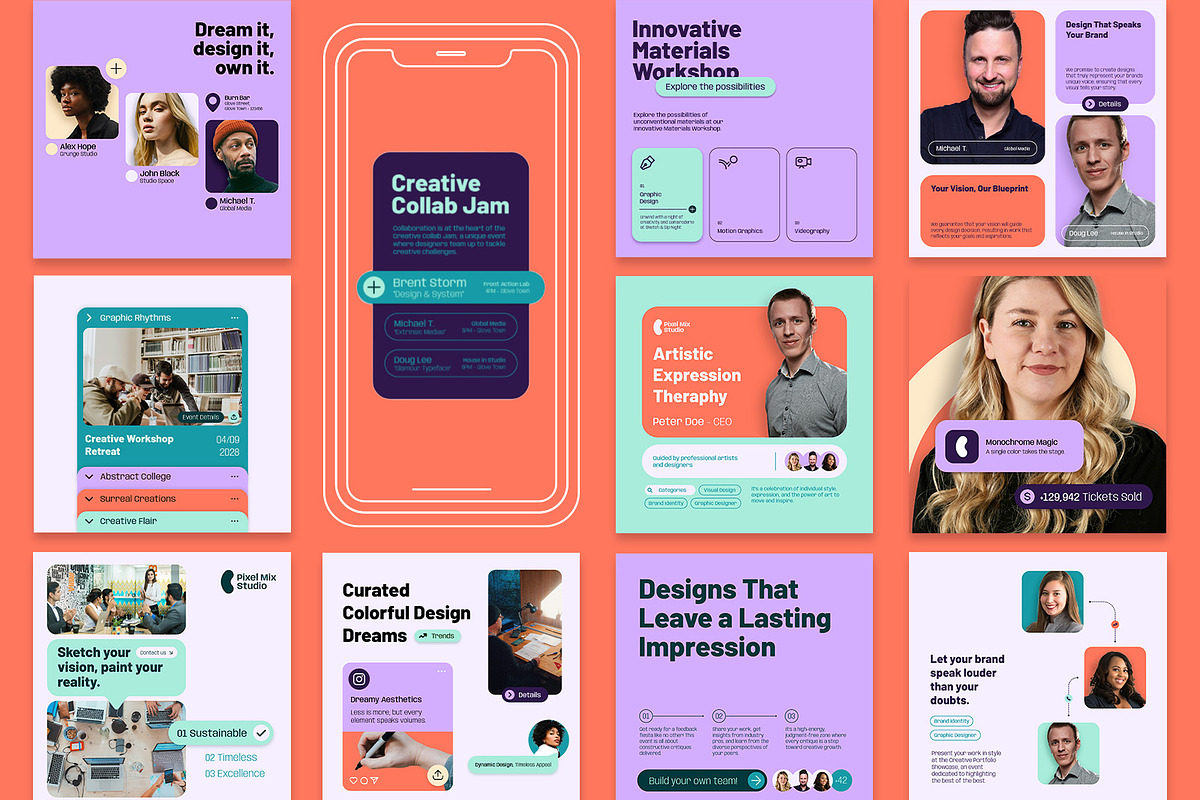 Creative Digital Agency Instagram, a Social Media Template by Louds Studio (Photo 2 of 4)