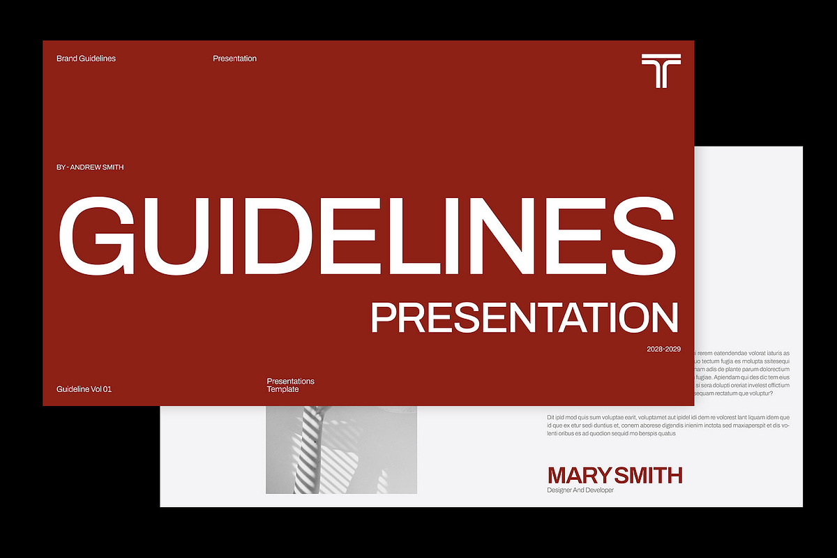 Modern Brand Guidelines Template, a Branding & Logo Template by Devators (Photo 2 of 7)