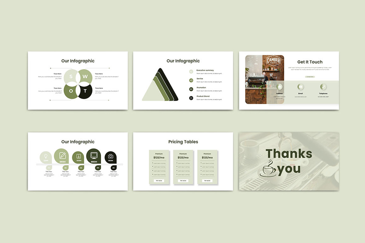 Coffein Powerpoint Template, a Presentation Template by yanindesign (Photo 5 of 5)