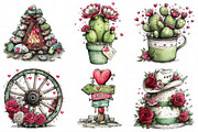 Western Valentine Clipart Bundle, an Illustration by Daily.Designs (Thumbnail 3 of 7)