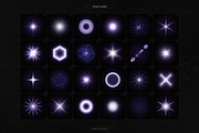 Lightning Bolts & Lens Flares Bundle, a Shape Add-On by Samolevsky (Thumbnail 12 of 16)
