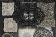 Vintage Black Lace Frames & Doilies, an Object Graphic by Lana Elanor (Thumbnail 14 of 20)