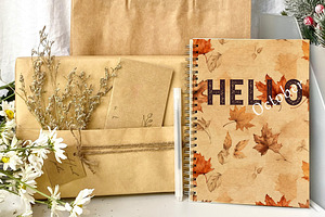 Junk Journal Seamless Fall Pages